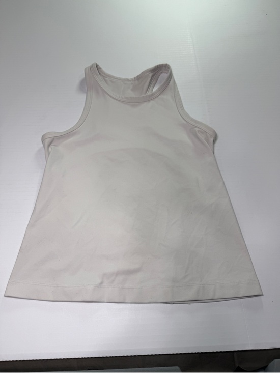 lululemon athletica Tops - Lululemon High Neck Cropped Racerback Tank Top Cream Beige Size 10